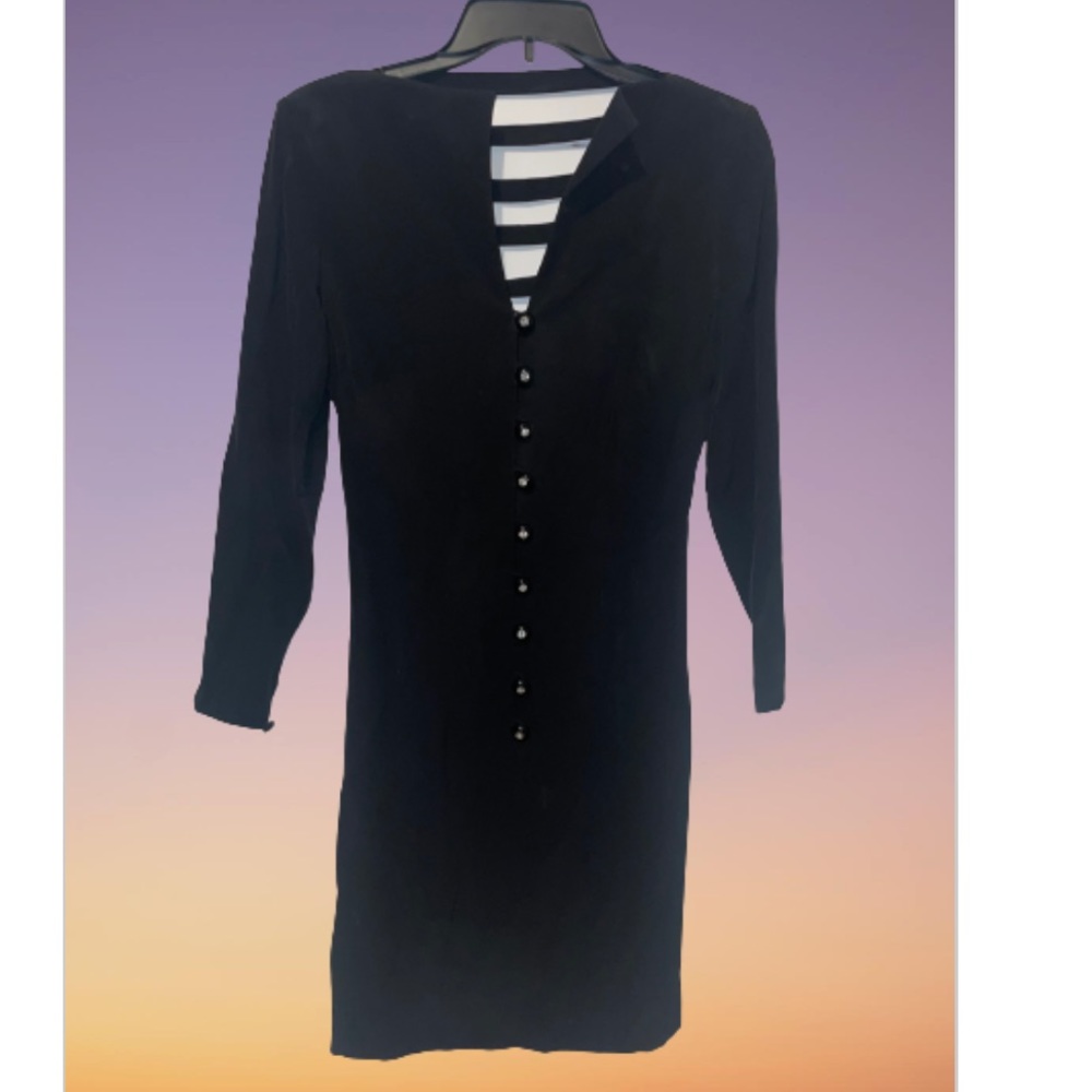 guy laroche black dress